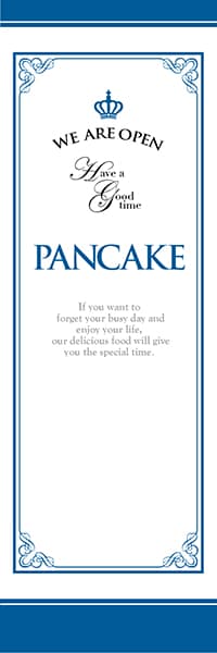 【PAD331】PANCAKE【飾りケイ王冠・青】