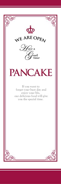 【PAD332】PANCAKE【飾りケイ王冠・紅】